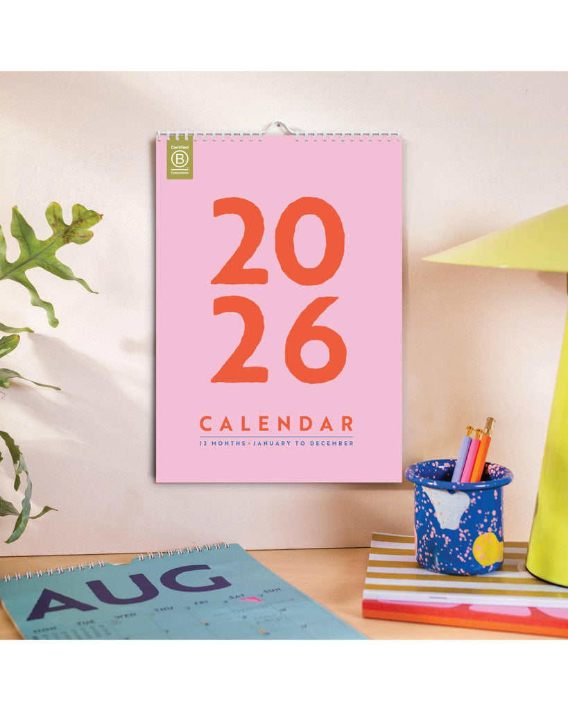 2026 Calendar | Colourburst | A4 – thoughtful gifts and beautiful finds from C&K, an independent lifestyle store in Settle.