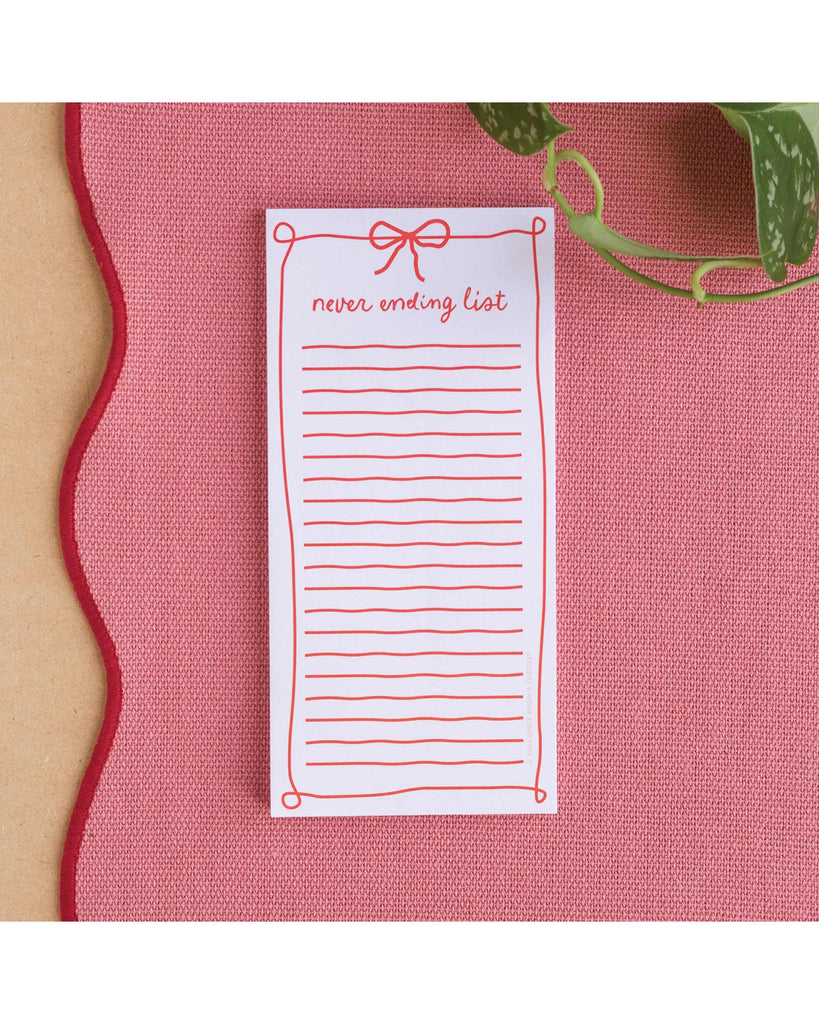To Do List Pad | Never Ending – thoughtful gifts and beautiful finds from C&K, an independent lifestyle store in Settle.