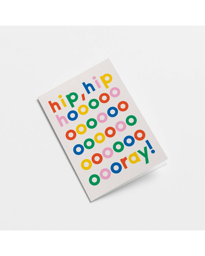Hip, Hip, Hooray! - Birthday Card: Cello free – beautiful greeting card from C&K, an independent lifestyle store in Settle.