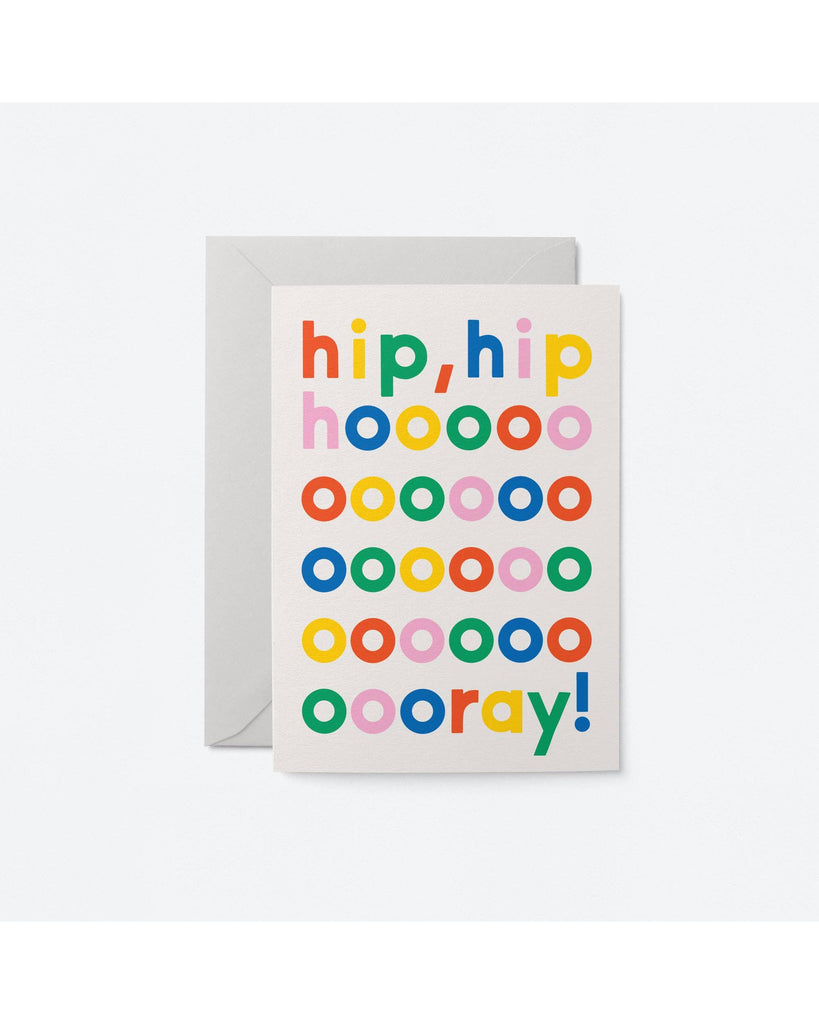 Hip, Hip, Hooray! - Birthday Card: Cello free – beautiful greeting card from C&K, an independent lifestyle store in Settle.