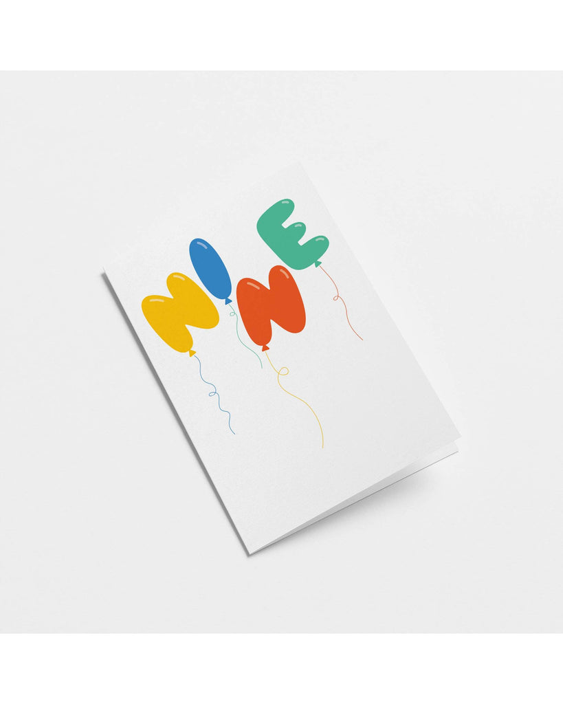 Nine — 9th Birthday - Greeting Card – beautiful greeting card from C&K, an independent lifestyle store in Settle.