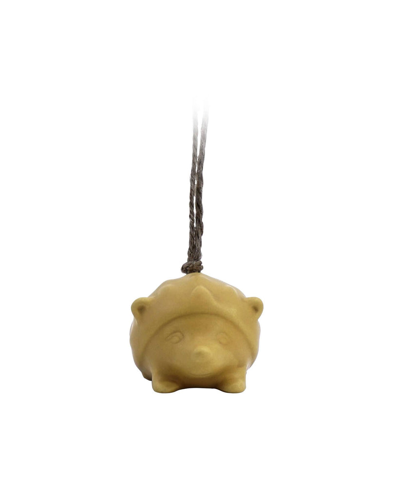 Ceramic Hanging Decoration Woodland Animal Hedgehog Yellow – thoughtful gifts and beautiful finds from C&K, an independent lifestyle store in Settle.