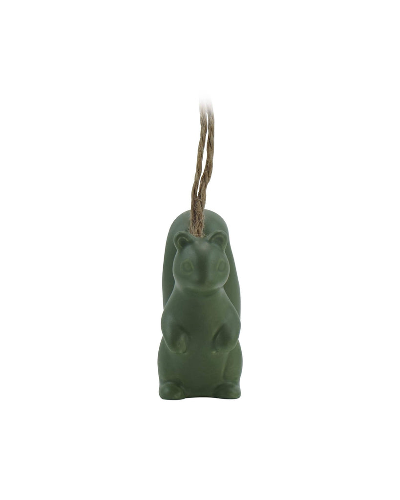 Ceramic Hanging Decoration Woodland Animal Squirrel Green – thoughtful gifts and beautiful finds from C&K, an independent lifestyle store in Settle.