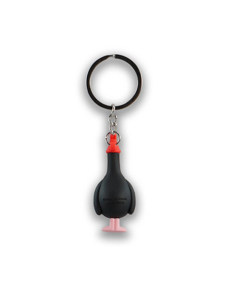 Keyring PVC - Wallace & Gromit (Feathers) – thoughtful gifts and beautiful finds from C&K, an independent lifestyle store in Settle.