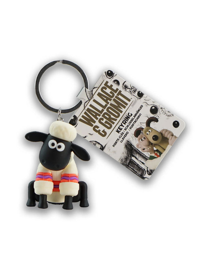 Shaun the Sheep PVC Keyring – thoughtful gifts and beautiful finds from C&K, an independent lifestyle store in Settle.
