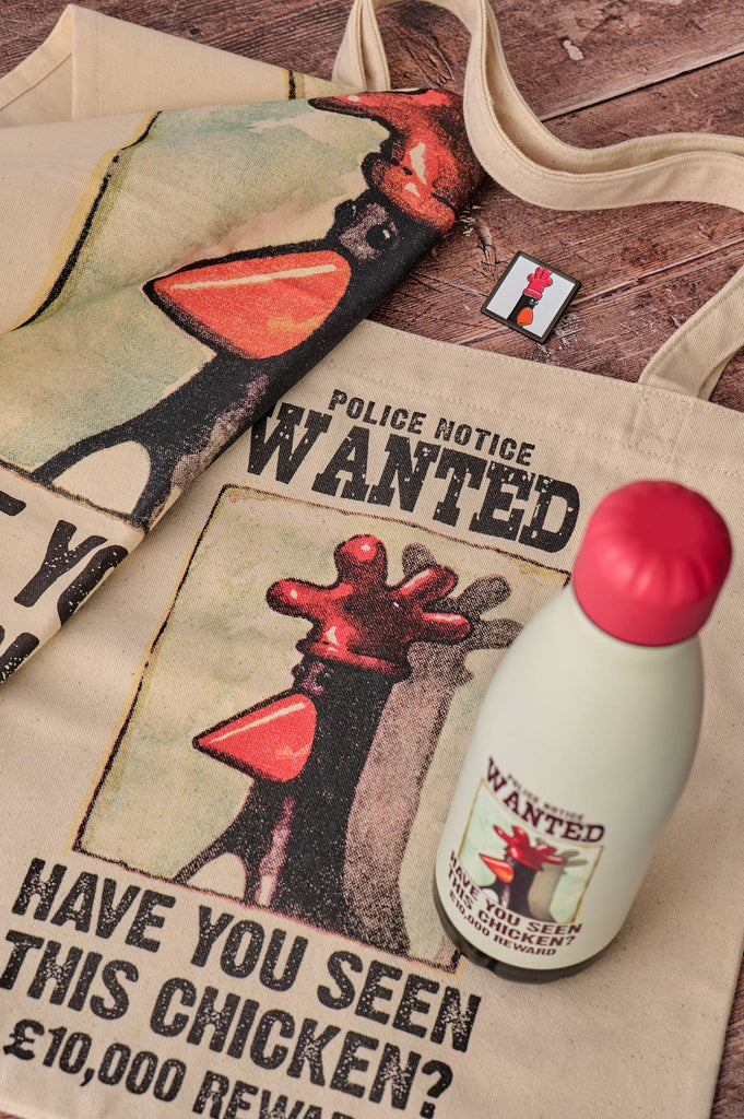 Water Bottle Metal (500ml) - Wallace & Gromit (Wanted) – thoughtful gifts and beautiful finds from C&K, an independent lifestyle store in Settle.