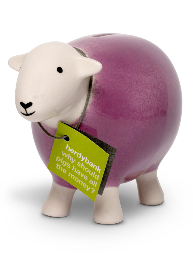 Herdy Moneybank Pink – thoughtful gifts and beautiful finds from C&K, an independent lifestyle store in Settle.