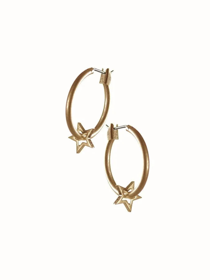 Orbit of a Star Hoops Gold – stylish accessories from C&K, an independent lifestyle store in Settle, North Yorkshire.