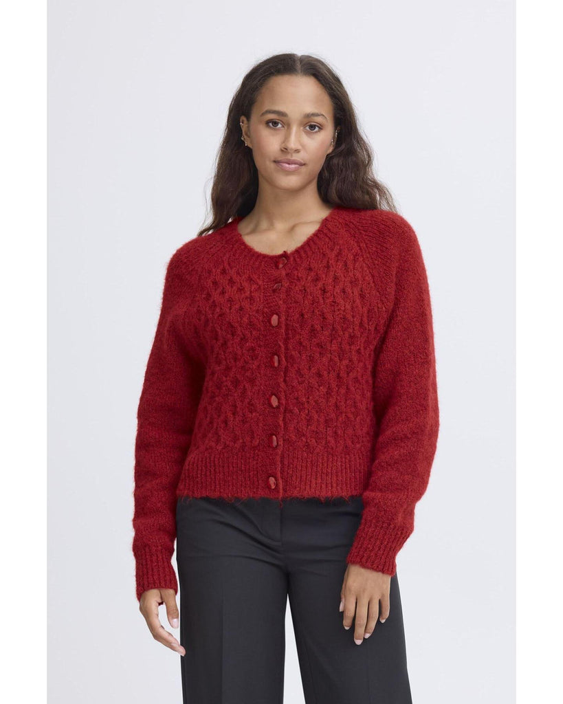 Belablue cardigan - Red Dahlia – timeless women’s fashion from C&K, an independent lifestyle store in Settle, North Yorkshire.