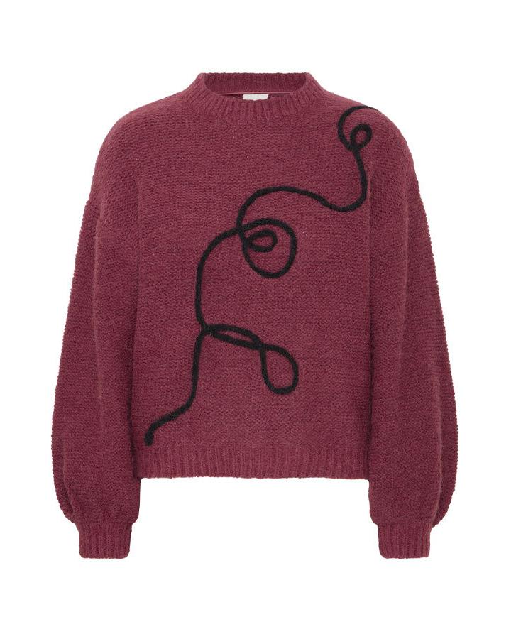 Catrina Long Sleeve Knitted Jumper – timeless women’s fashion from C&K, an independent lifestyle store in Settle, North Yorkshire.