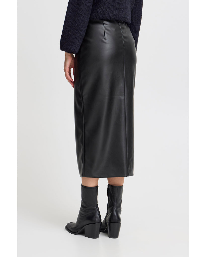 Comano Black Leather Skirt – timeless women’s fashion from C&K, an independent lifestyle store in Settle, North Yorkshire.