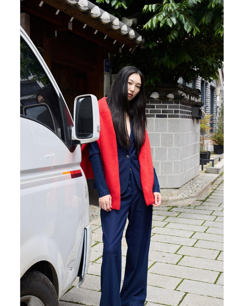 Kate Denim Pants - Dark Blue – timeless women’s fashion from C&K, an independent lifestyle store in Settle, North Yorkshire.