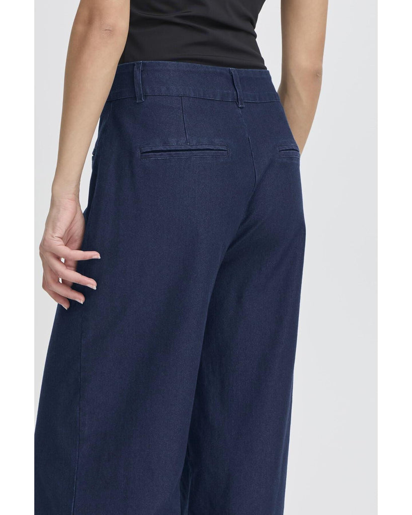 Kate Denim Pants - Dark Blue – timeless women’s fashion from C&K, an independent lifestyle store in Settle, North Yorkshire.