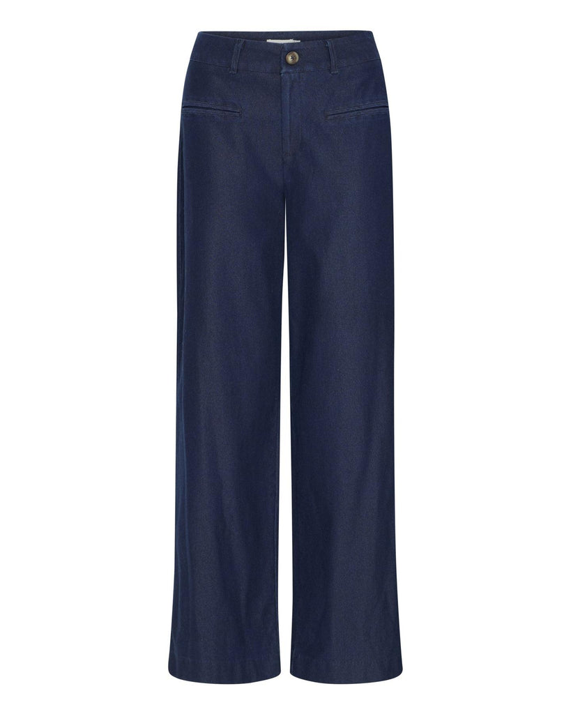 Kate Denim Pants - Dark Blue – timeless women’s fashion from C&K, an independent lifestyle store in Settle, North Yorkshire.