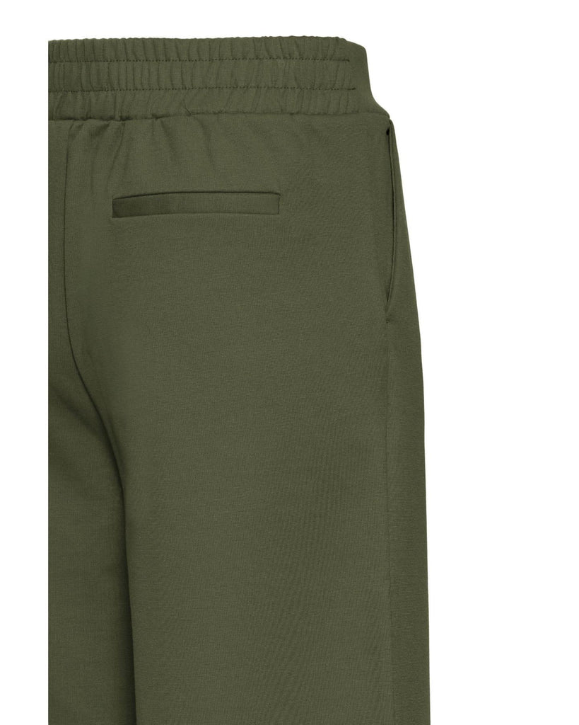 Kate long wide trousers rifle green – timeless women’s fashion from C&K, an independent lifestyle store in Settle, North Yorkshire.