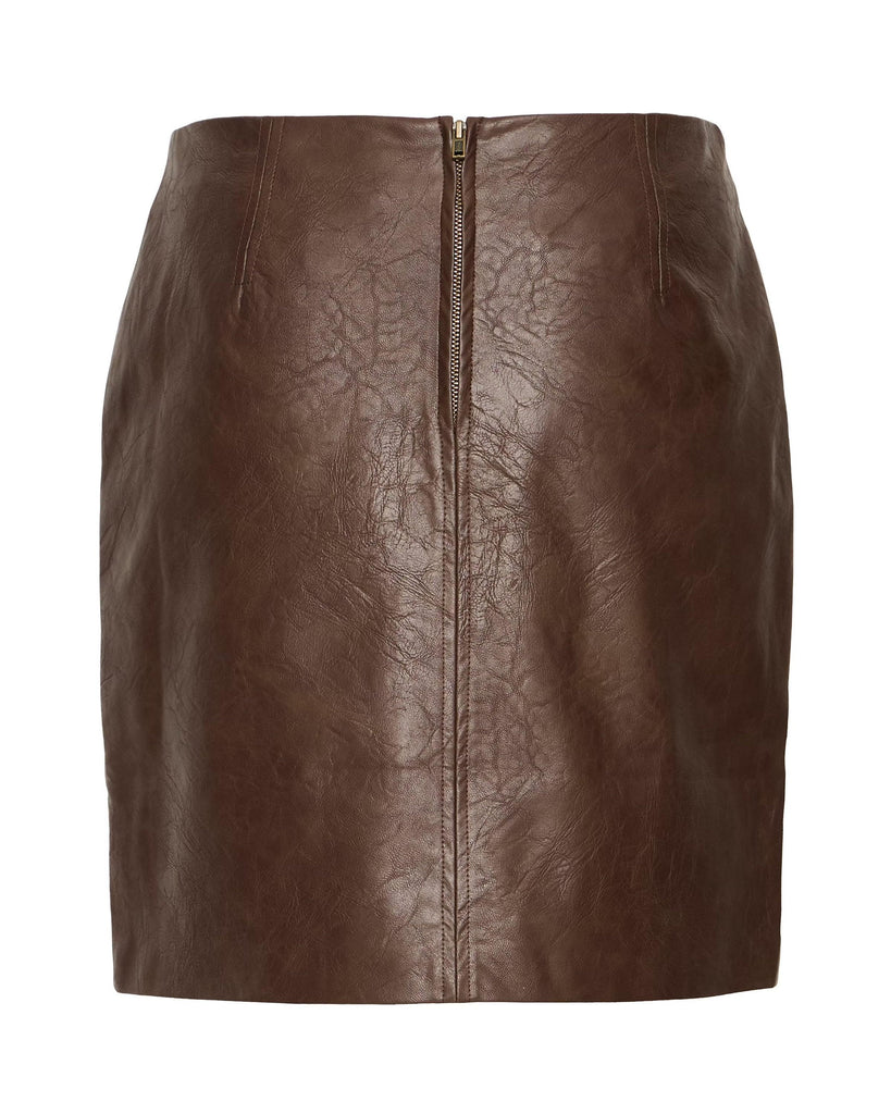 Kilavi skirt - coffee bean – timeless women’s fashion from C&K, an independent lifestyle store in Settle, North Yorkshire.