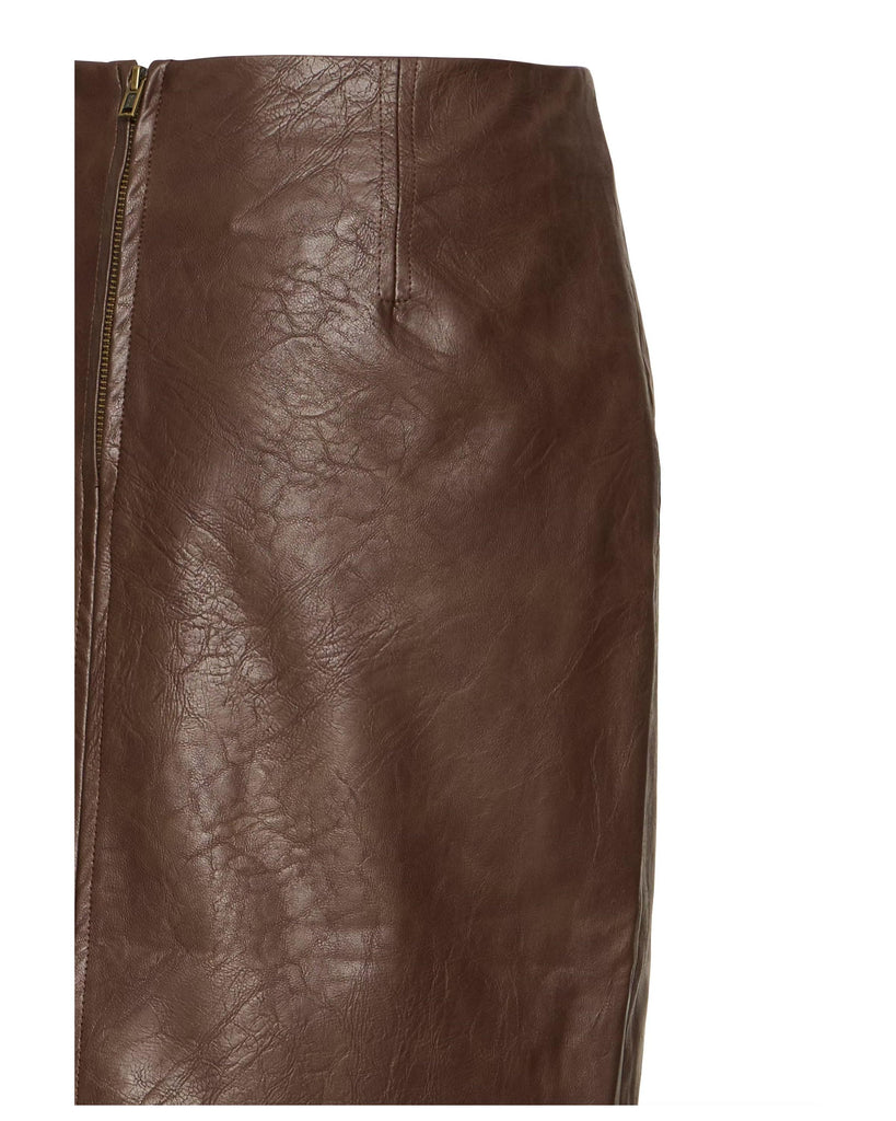 Kilavi skirt - coffee bean – timeless women’s fashion from C&K, an independent lifestyle store in Settle, North Yorkshire.