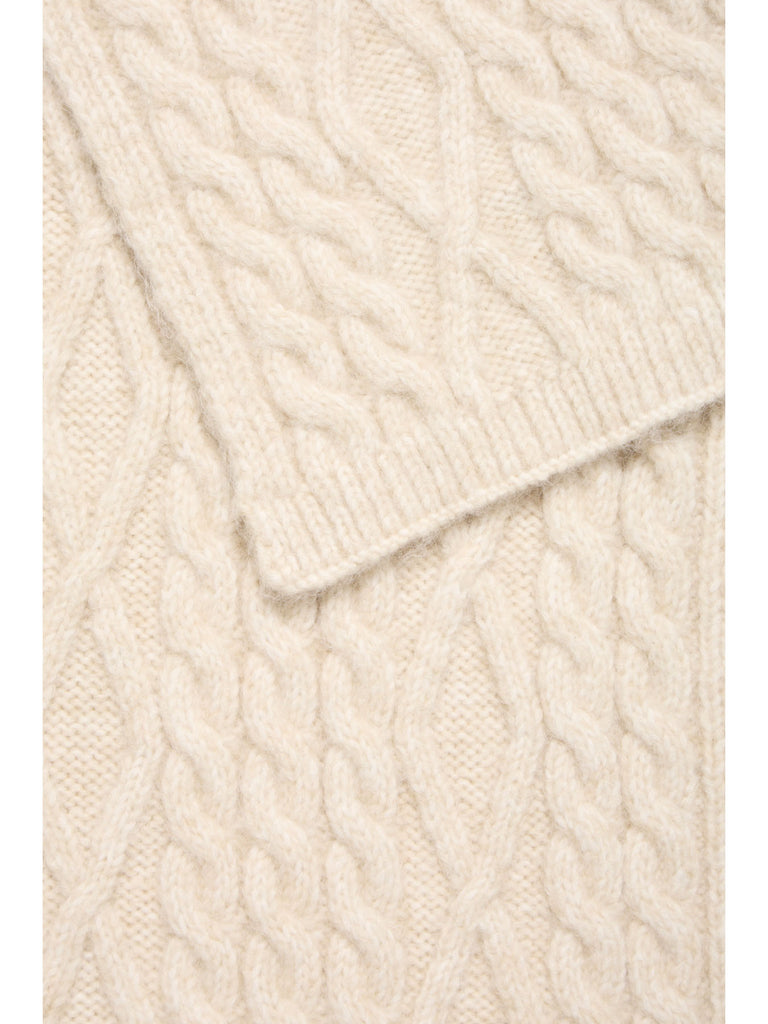 Lucy Scarf - Oatmeal Melange – stylish accessories from C&K, an independent lifestyle store in Settle, North Yorkshire.