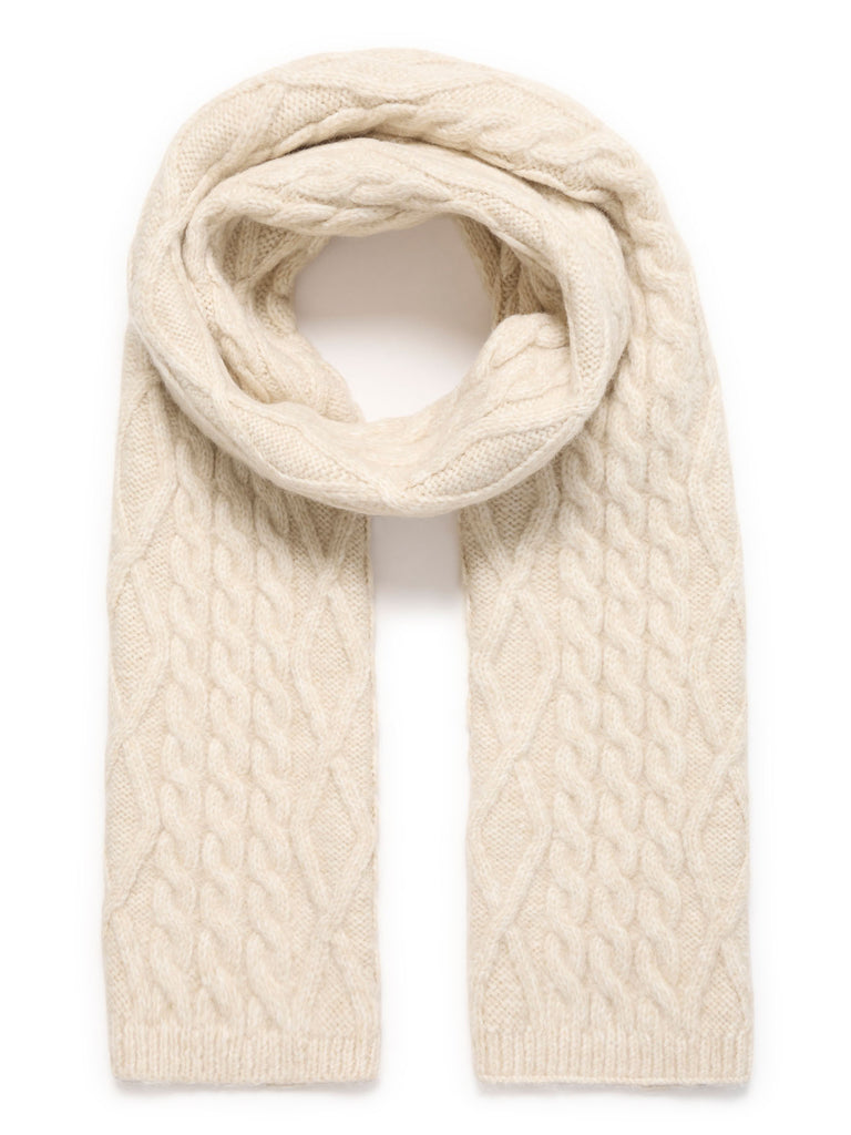 Lucy Scarf - Oatmeal Melange – stylish accessories from C&K, an independent lifestyle store in Settle, North Yorkshire.