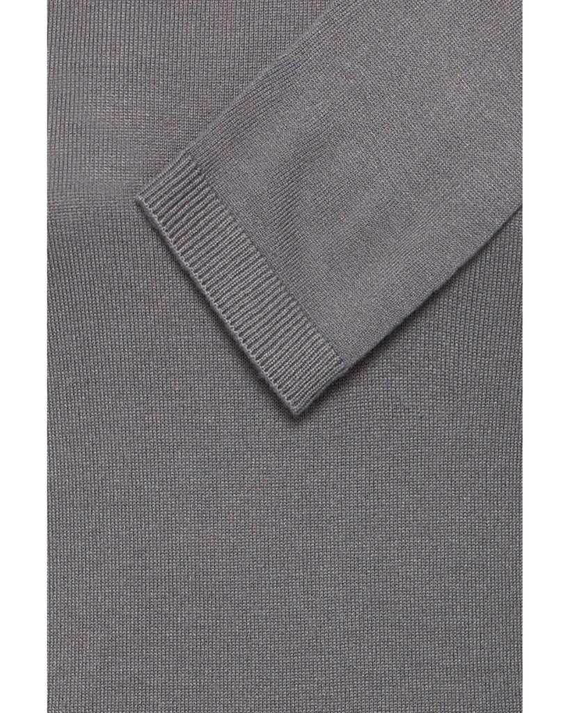 Mafa Rollneck - Gray Pinstripe – timeless women’s fashion from C&K, an independent lifestyle store in Settle, North Yorkshire.