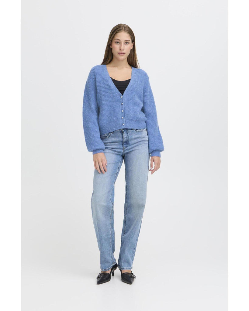 Marin Cardigan - Blue Yonder – timeless women’s fashion from C&K, an independent lifestyle store in Settle, North Yorkshire.