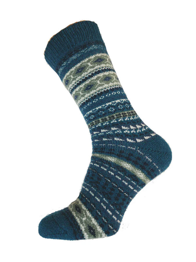 Blue Tone Wool Blend Mens Socks – stylish accessories from C&K, an independent lifestyle store in Settle, North Yorkshire.