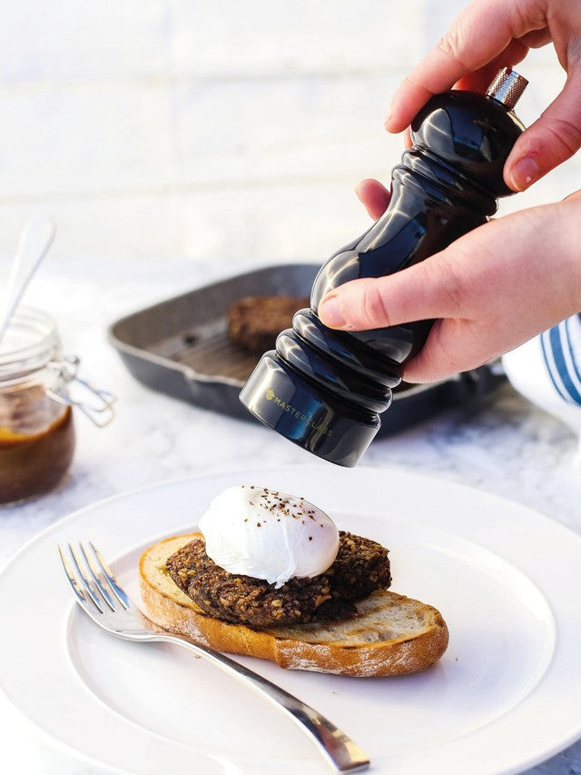 Black 17cm Salt/Pepper Mill – quality kitchenware & dining essentials by C&K, an independent lifestyle store in Settle.