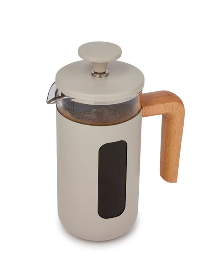 Pisa 3 Cup Cafetiere Latte Wood Handle – quality kitchenware & dining essentials by C&K, an independent lifestyle store in Settle.