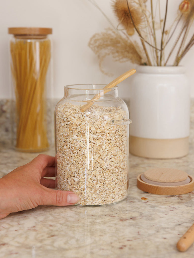 Idilica Storage Jar With Spoon 1200ml – quality kitchenware & dining essentials by C&K, an independent lifestyle store in Settle.