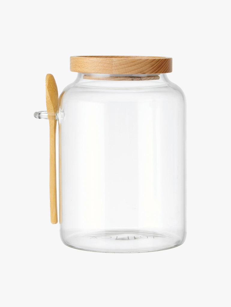 Idilica Storage Jar With Spoon 1200ml – quality kitchenware & dining essentials by C&K, an independent lifestyle store in Settle.