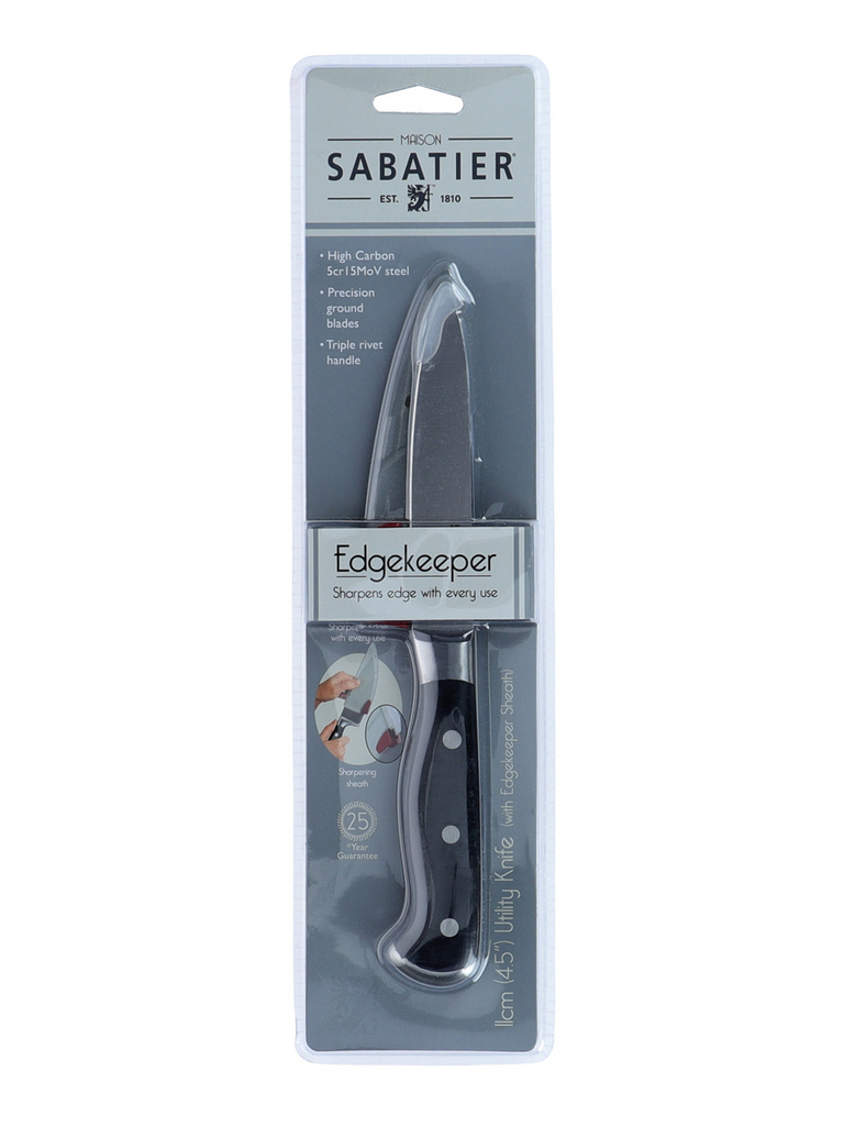 Sabatier Maison Edgekeeper Utility Knife 11cm – quality kitchenware & dining essentials by C&K, an independent lifestyle store in Settle.