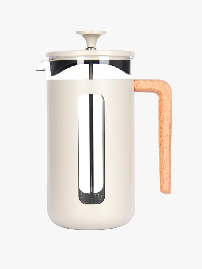 8 Cup Latte Wood Handle Cafetiere – quality kitchenware & dining essentials by C&K, an independent lifestyle store in Settle.