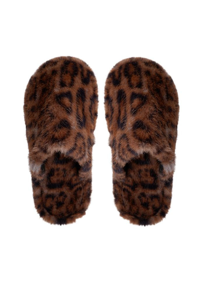 Blaze Slippers mocca leopard – stylish accessories from C&K, an independent lifestyle store in Settle, North Yorkshire.