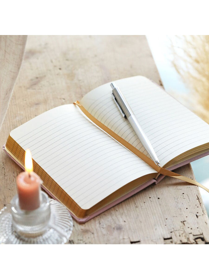 Pink Sun and Moon Fabric Notebook – thoughtful gifts and beautiful finds from C&K, an independent lifestyle store in Settle.