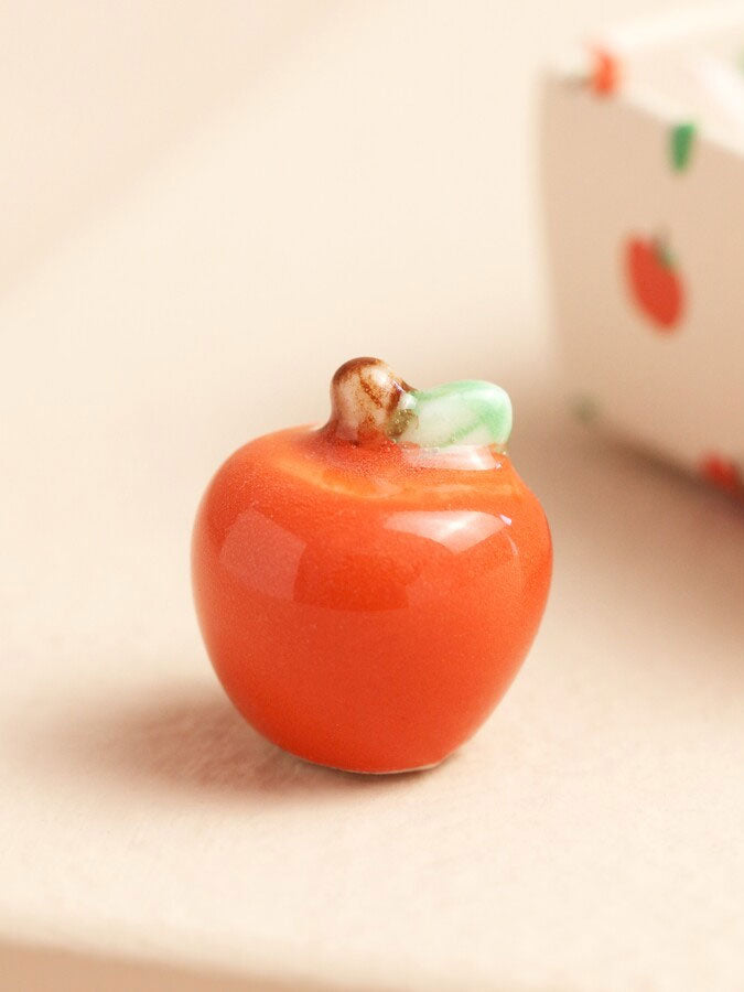 Tiny Matchbox Ceramic Token: Apple – thoughtful gifts and beautiful finds from C&K, an independent lifestyle store in Settle.
