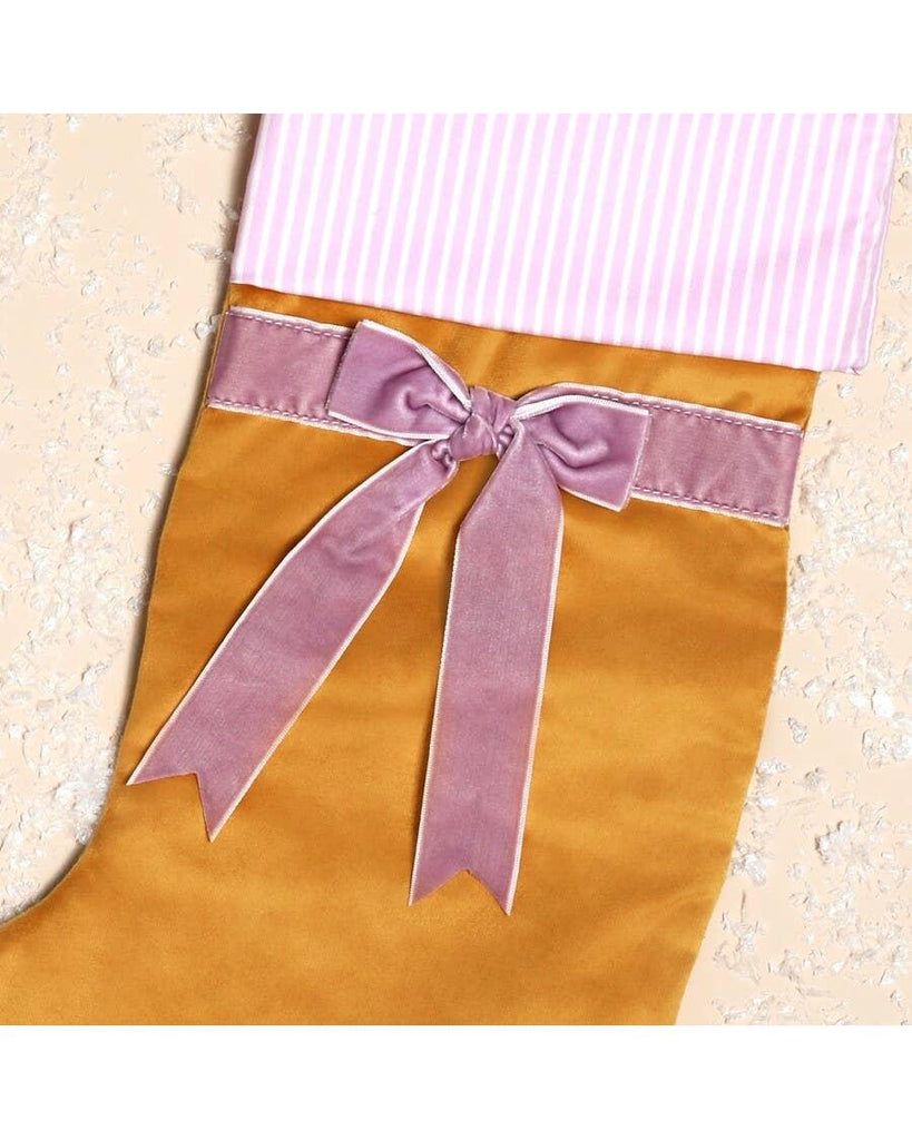 Velvet Bow Stockings: Green – thoughtful gifts and beautiful finds from C&K, an independent lifestyle store in Settle.