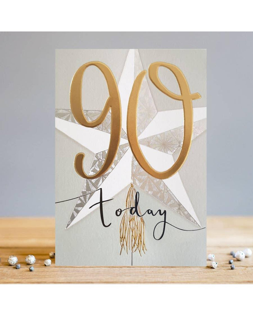 Age 90 Birthday Card – beautiful greeting card from C&K, an independent lifestyle store in Settle.