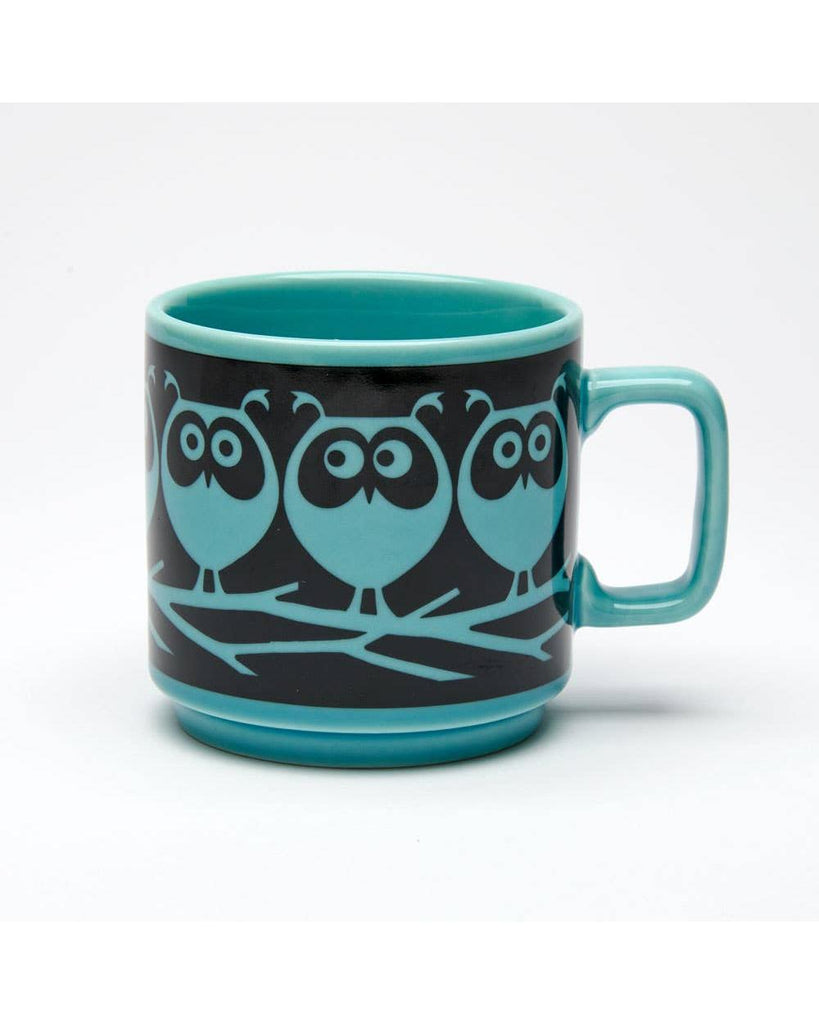 Magpie x Hornsea Mug Owls on Branch Teal – thoughtful gifts and beautiful finds from C&K, an independent lifestyle store in Settle.