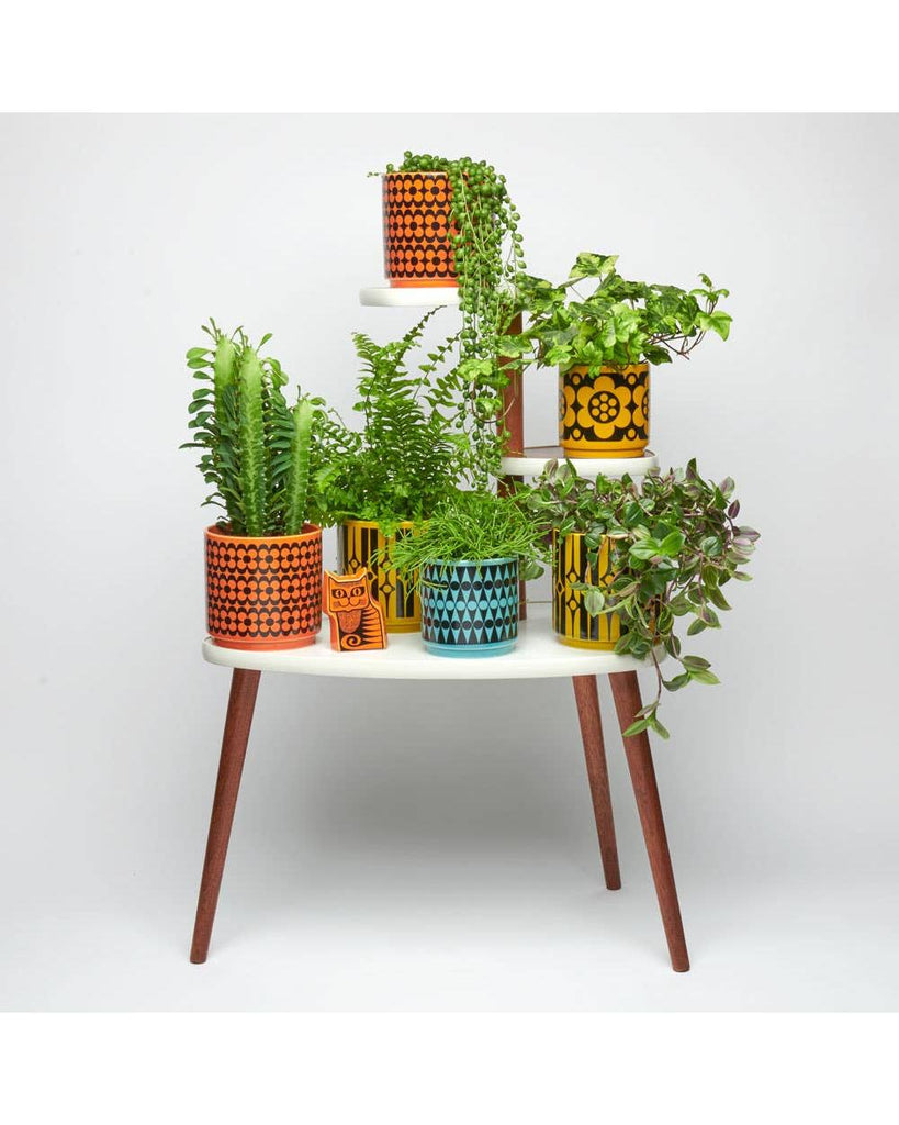 Magpie x Hornsea Small Planty - Plant Pot Geo Flower Yellow – thoughtful gifts and beautiful finds from C&K, an independent lifestyle store in Settle.