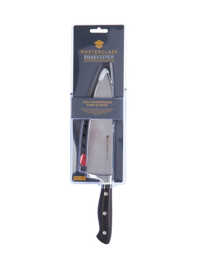 Masterclass Edgekeeper Chef Knife 20cm – quality kitchenware & dining essentials by C&K, an independent lifestyle store in Settle.