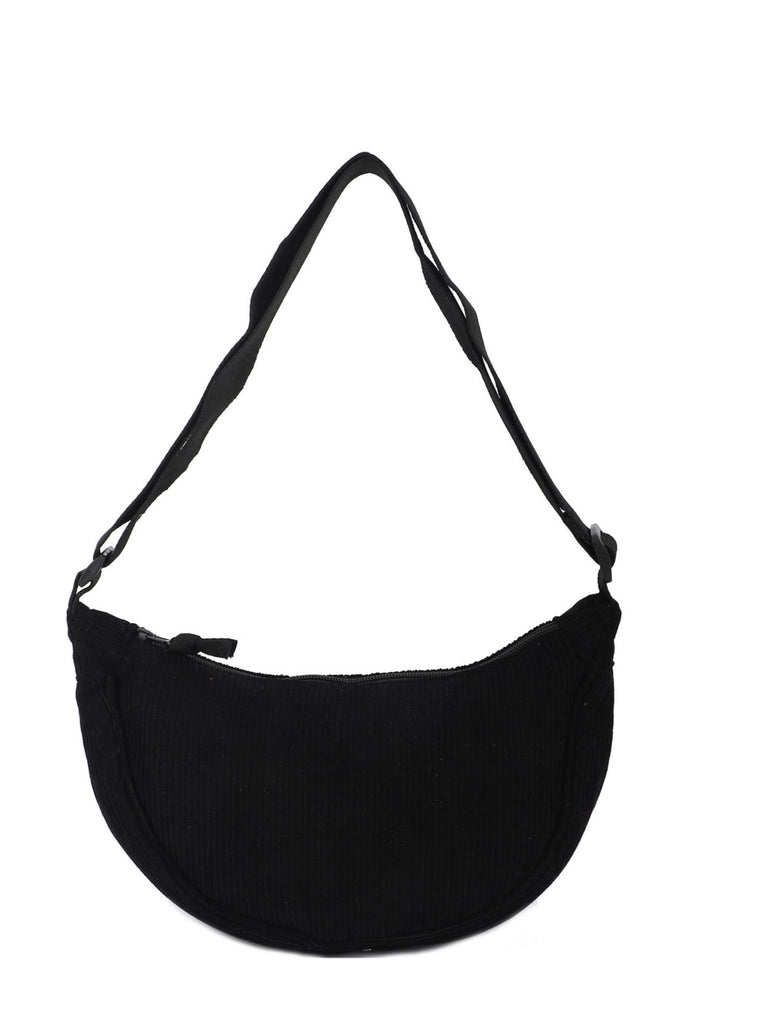 Corduroy Half Moon Crossbody Bag – stylish accessories from C&K, an independent lifestyle store in Settle, North Yorkshire.