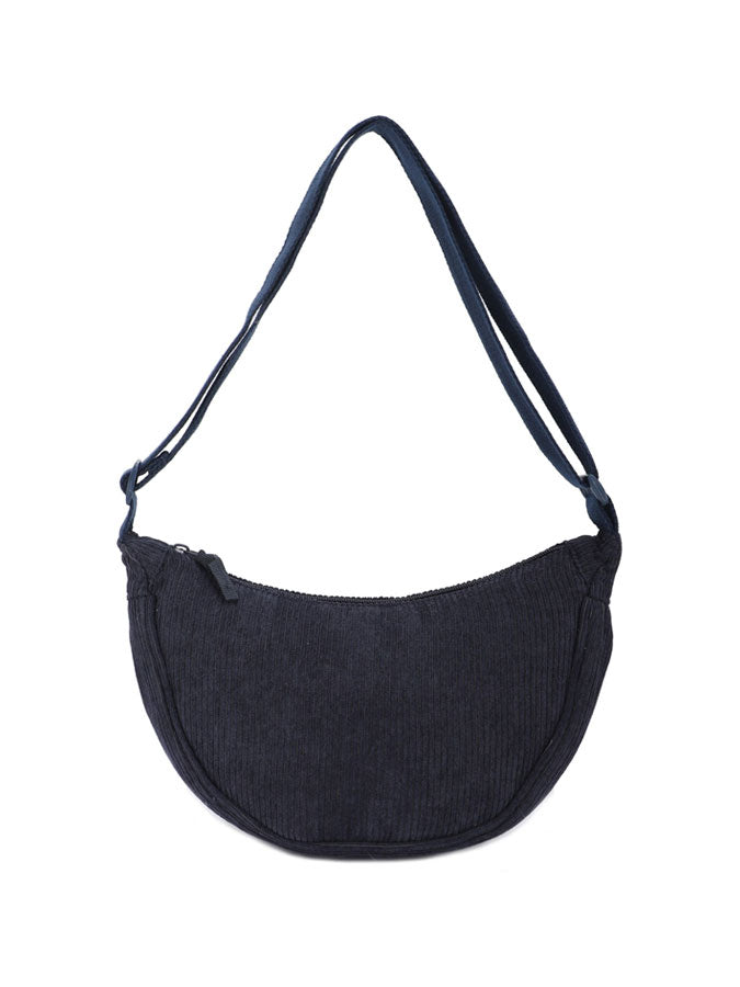 Corduroy Half Moon Crossbody Bag – stylish accessories from C&K, an independent lifestyle store in Settle, North Yorkshire.