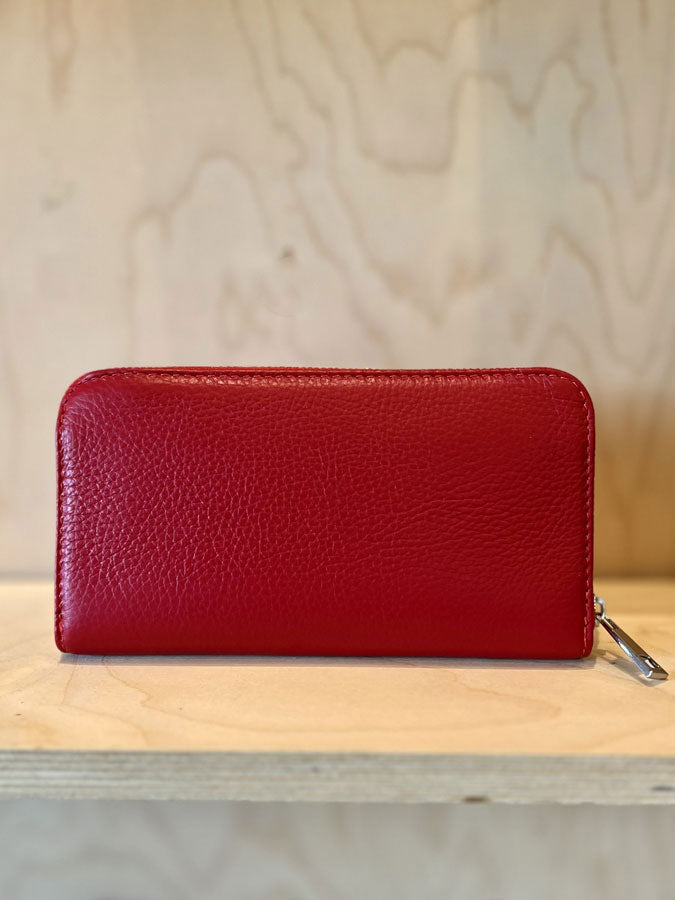 Large Zip Round Leather Purse – stylish accessories from C&K, an independent lifestyle store in Settle, North Yorkshire.