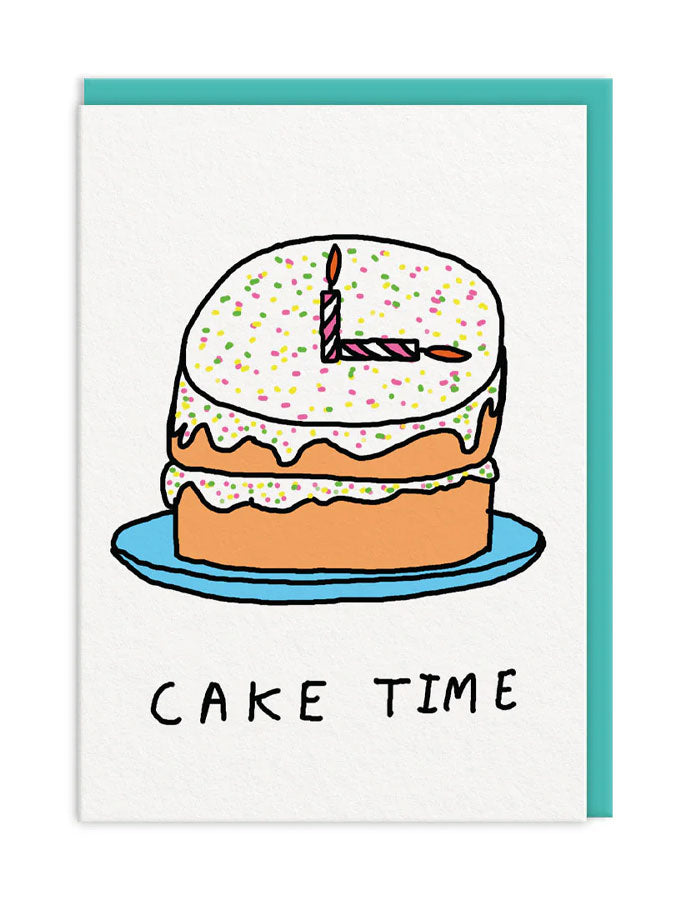 Cake Time Card – beautiful greeting card from C&K, an independent lifestyle store in Settle.