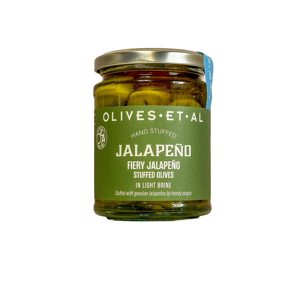 Fiery Jalapeno Stuffed Olives – thoughtful gifts and beautiful finds from C&K, an independent lifestyle store in Settle.