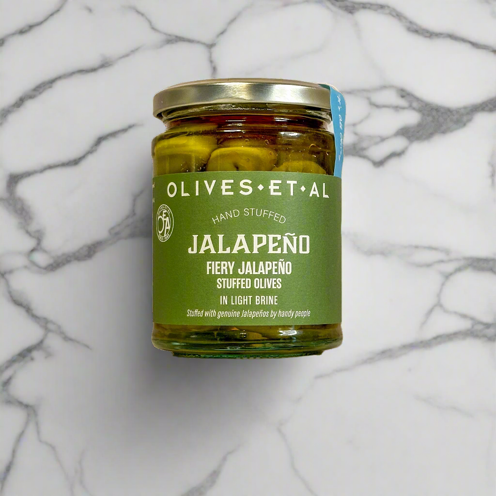 Fiery Jalapeno Stuffed Olives – thoughtful gifts and beautiful finds from C&K, an independent lifestyle store in Settle.