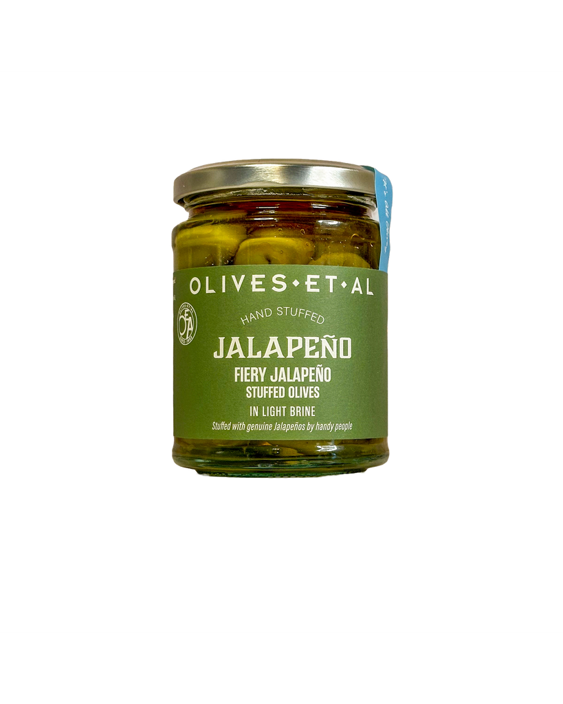 Fiery Jalapeno Stuffed Olives – thoughtful gifts and beautiful finds from C&K, an independent lifestyle store in Settle.