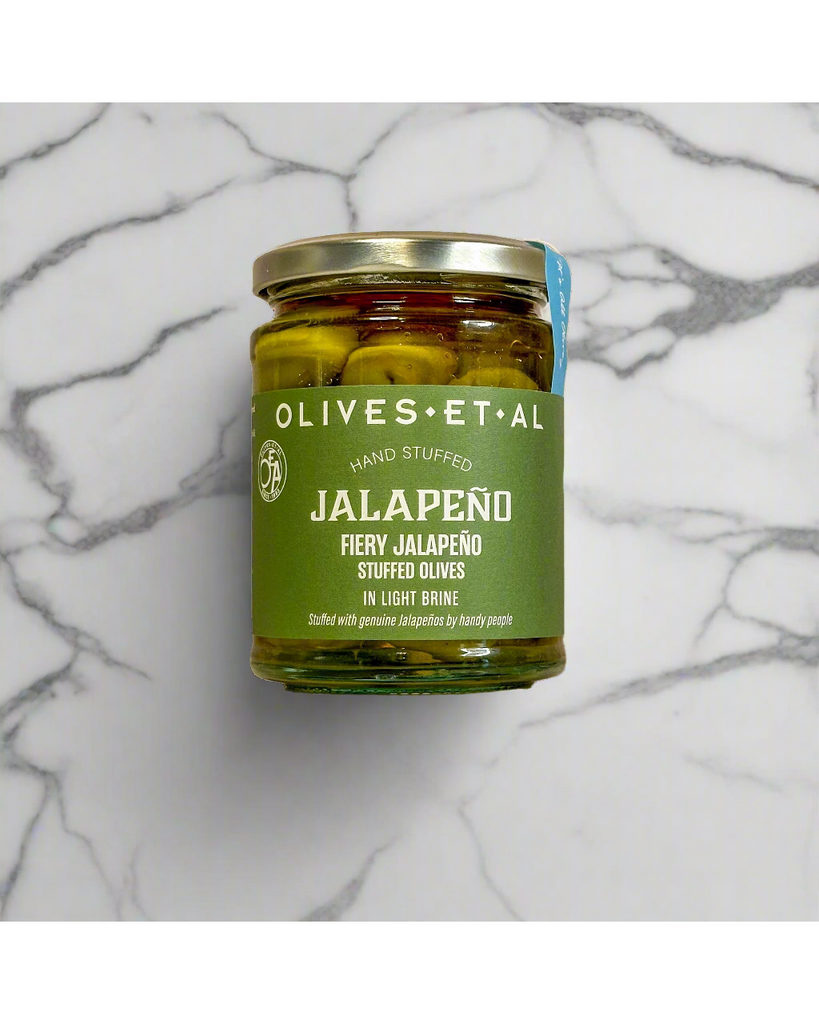 Fiery Jalapeno Stuffed Olives – thoughtful gifts and beautiful finds from C&K, an independent lifestyle store in Settle.