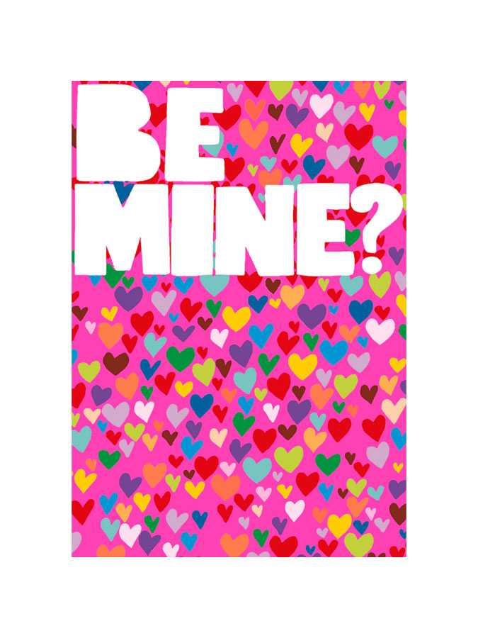Be Mine? – beautiful greeting card from C&K, an independent lifestyle store in Settle.