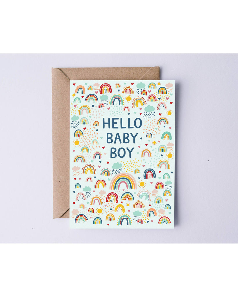 Blue Rainbow Wrapping Paper, Gift Wrap – beautiful greeting card from C&K, an independent lifestyle store in Settle.